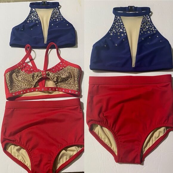Custom made dance costume 3 piece interchange convention set patriot animal 10 - Picture 1 of 14